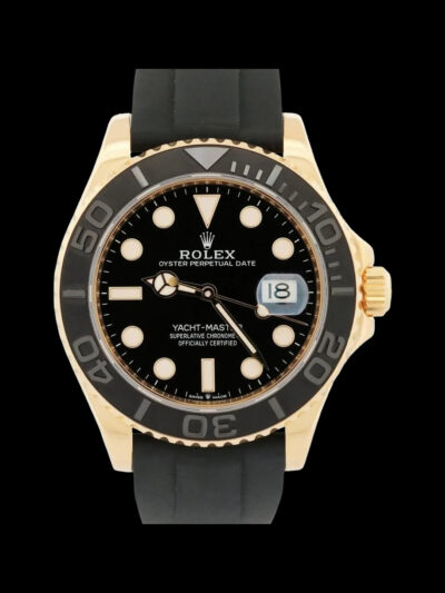 réplica rolex yacht master 42 lupa cyclops fecha cristal zafiro