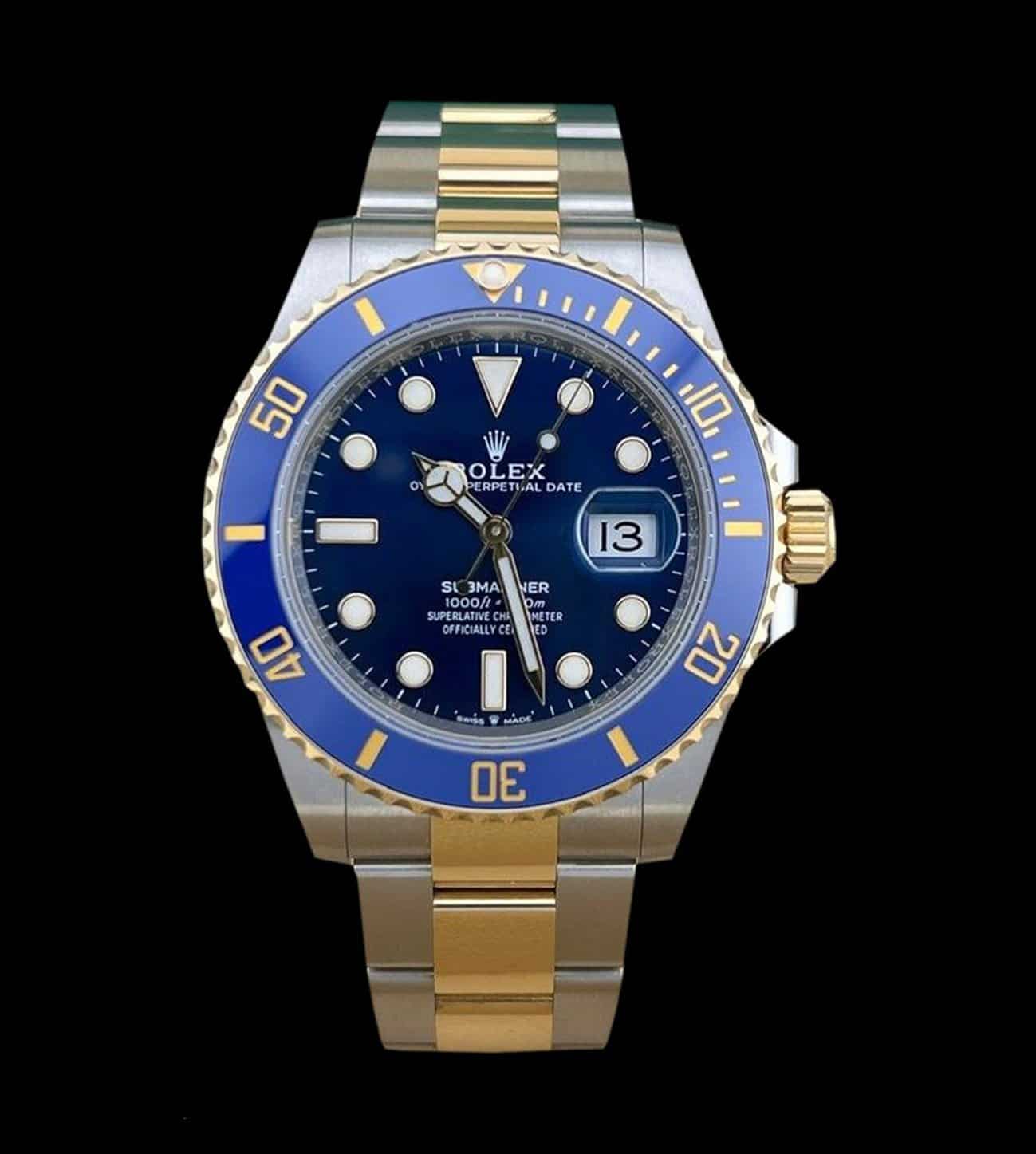 Rolex Réplica Submariner gold 18K Bicolor 41 1 rolex submariner 18k gold