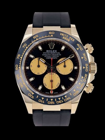 Réplica 1:1 Paul Newman con esfera negra y subesferas doradas