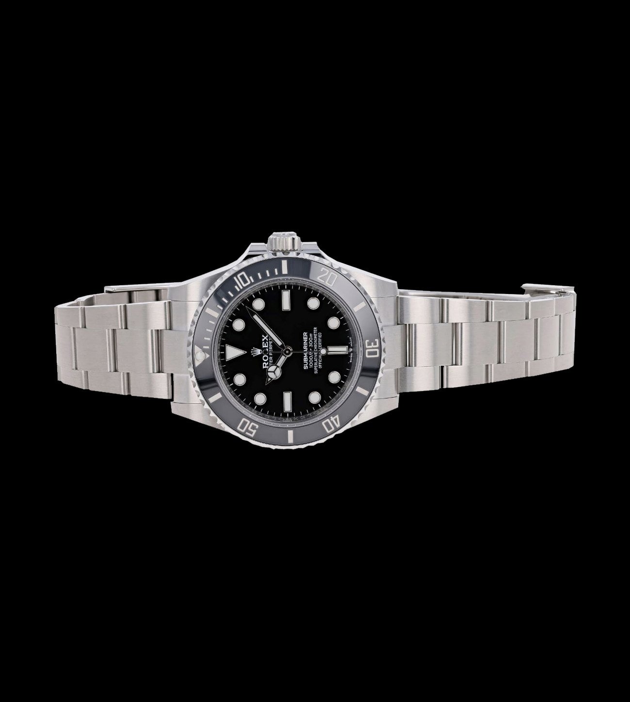 Rolex Réplica Submariner steel black 40 / 41 No Date 4 Oyster Submariner No Date reloj replica