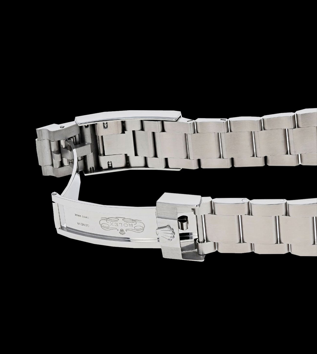 Rolex Réplica Submariner steel black 40 / 41 No Date 5 Cierre Réplica Rolex Submariner - Ajuste preciso como original