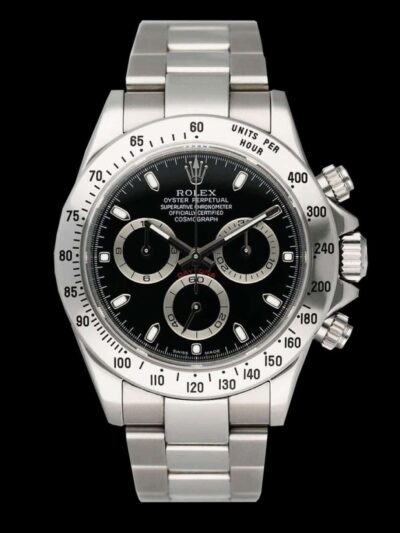 Reloj réplica 1:1 negro mate con cronógrafo clásico funcional