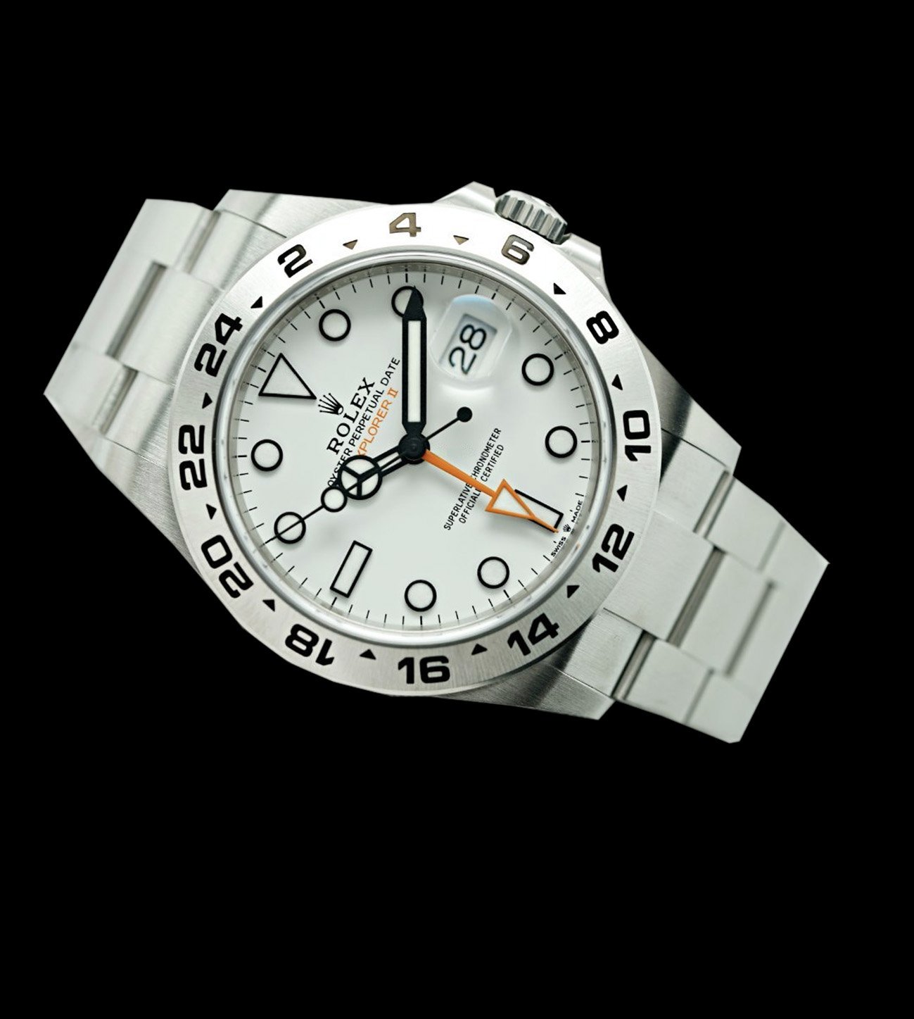 Rolex Réplica Explorer II Steel 42mm esfera blanca 2 Rolex Réplica Explorer II Steel 42mm esfera blanca - Imagen 2