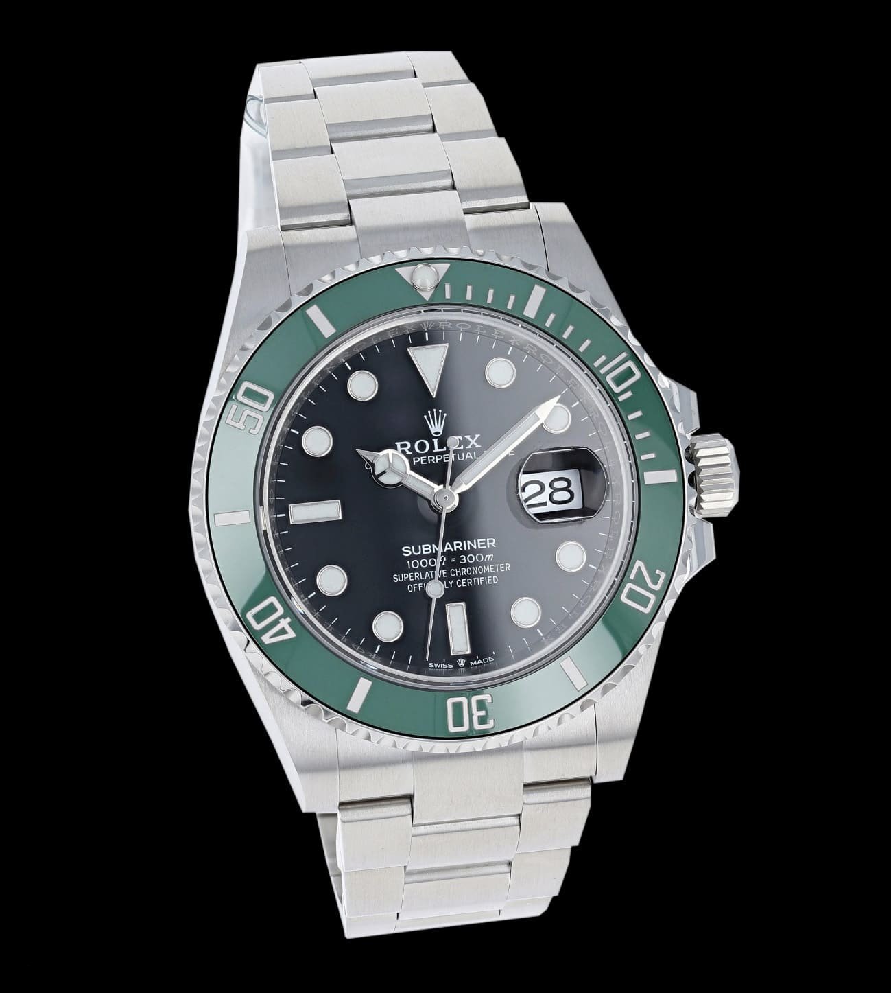 Rolex Réplica Submariner steel Starbucks 41 3 Bisel Cerachrom verde - Rolex Starbucks super clone