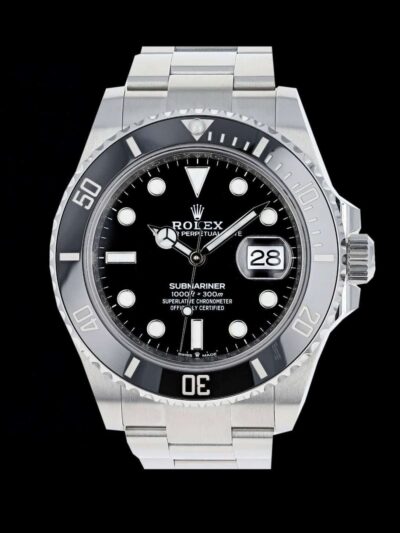 Rolex Submariner Date Réplica 1:1 - Esfera negra y bisel Cerachrom en acero 904L