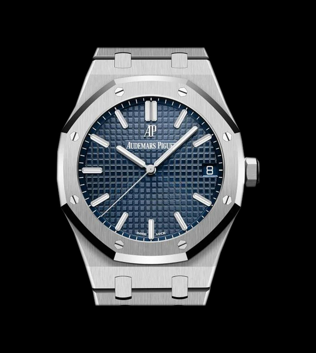 Réplica Audemars Piguet Royal OAK 15500 ST blue 1 Réplica Audemars Piguet Royal OAK 15500 ST blue