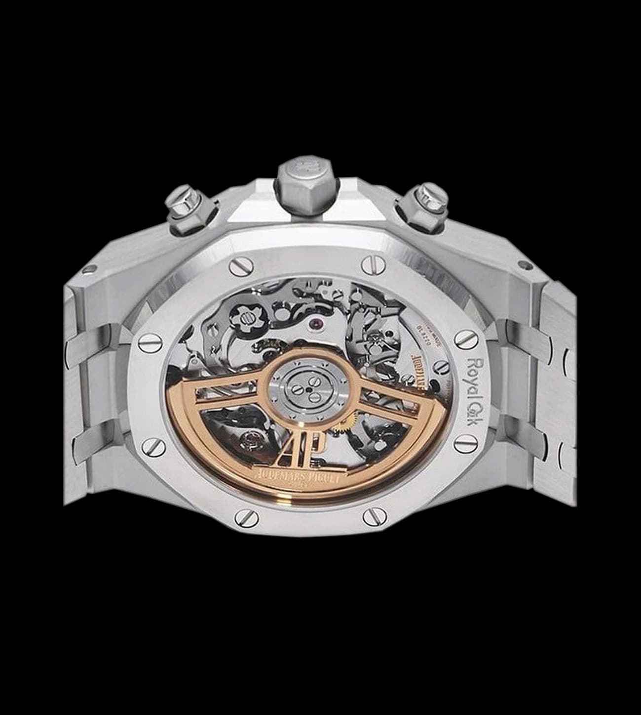 Réplica Audemars Piguet Royal OAK Chronograph 26240 blue 2 Réplica Audemars Piguet Royal OAK Chronograph 26240 blue - Imagen 2