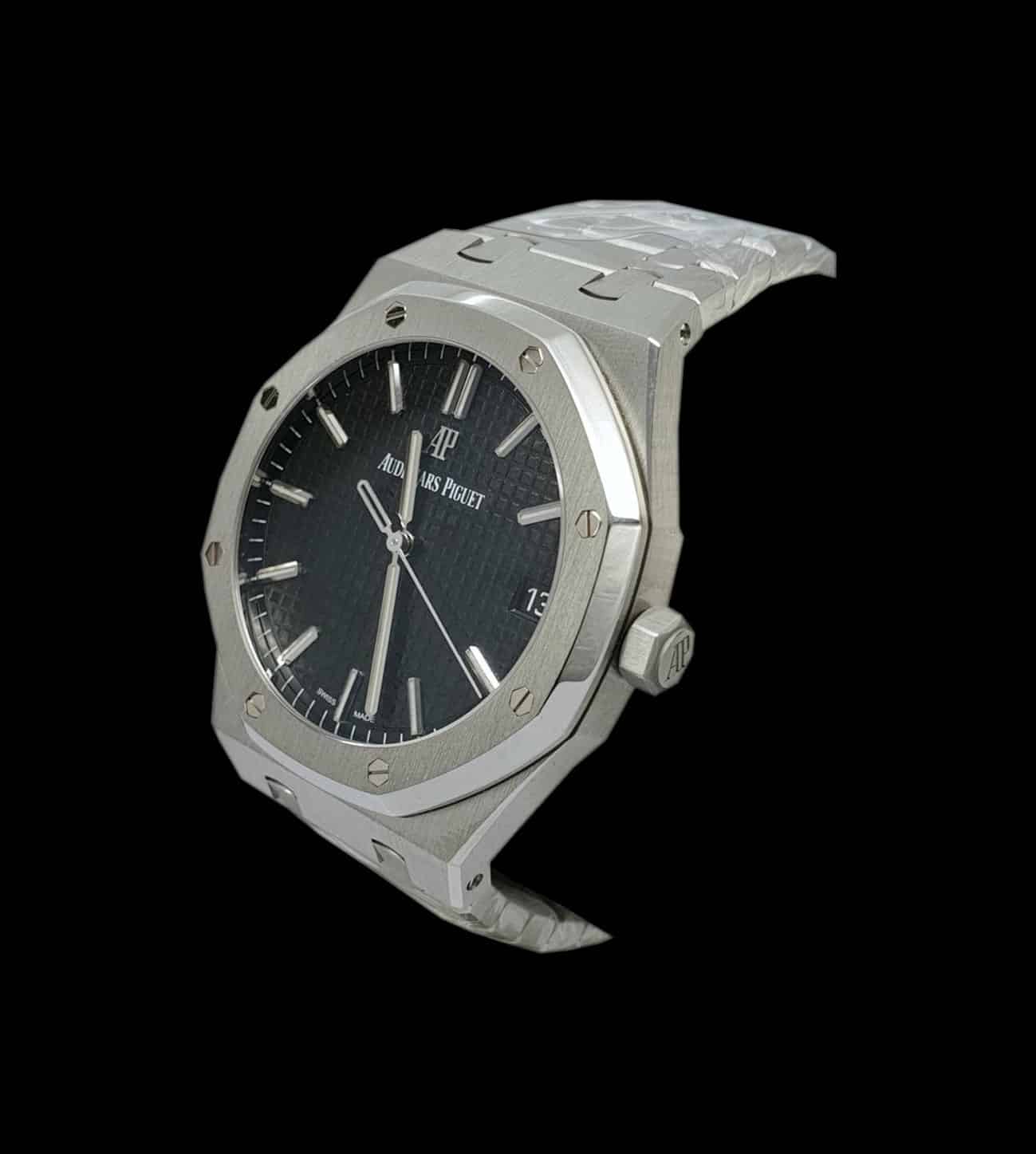 Réplica Audemars Piguet Royal OAK 15500 ST black 4 Réplica Audemars Piguet Royal OAK 15500 ST black - Imagen 4