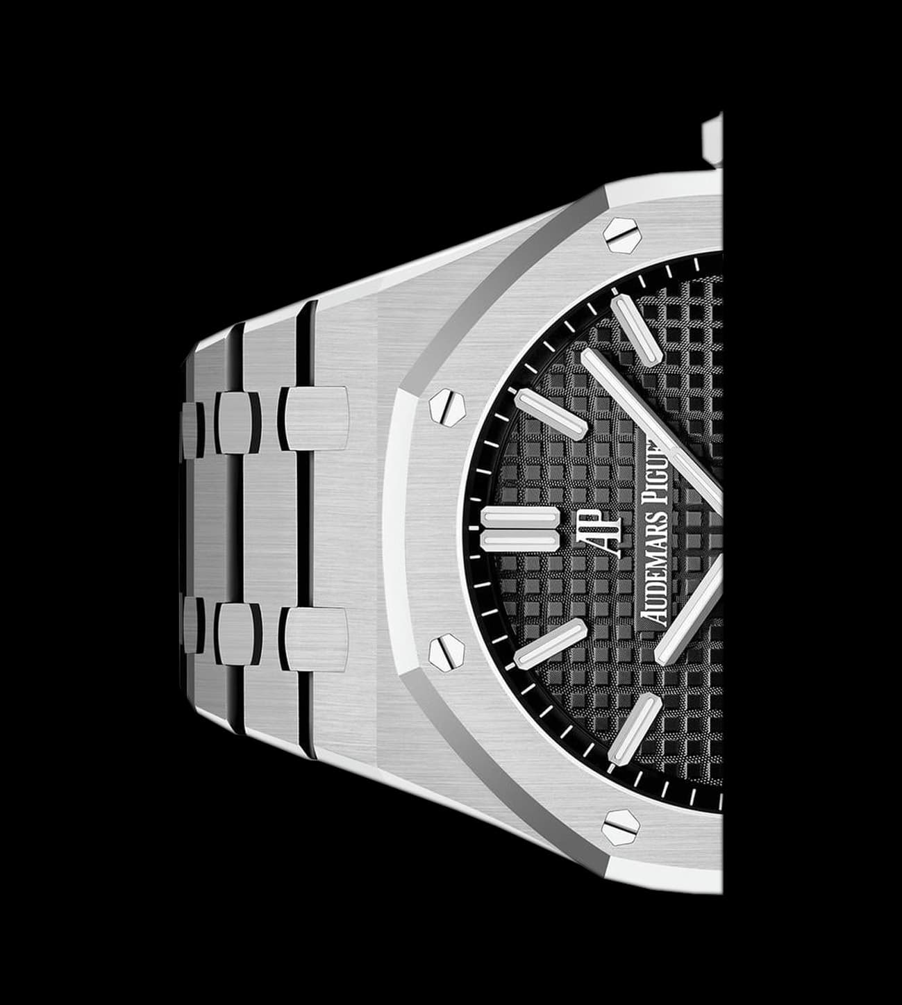 Réplica Audemars Piguet Royal OAK 15500 ST black 3 Réplica Audemars Piguet Royal OAK 15500 ST black - Imagen 3
