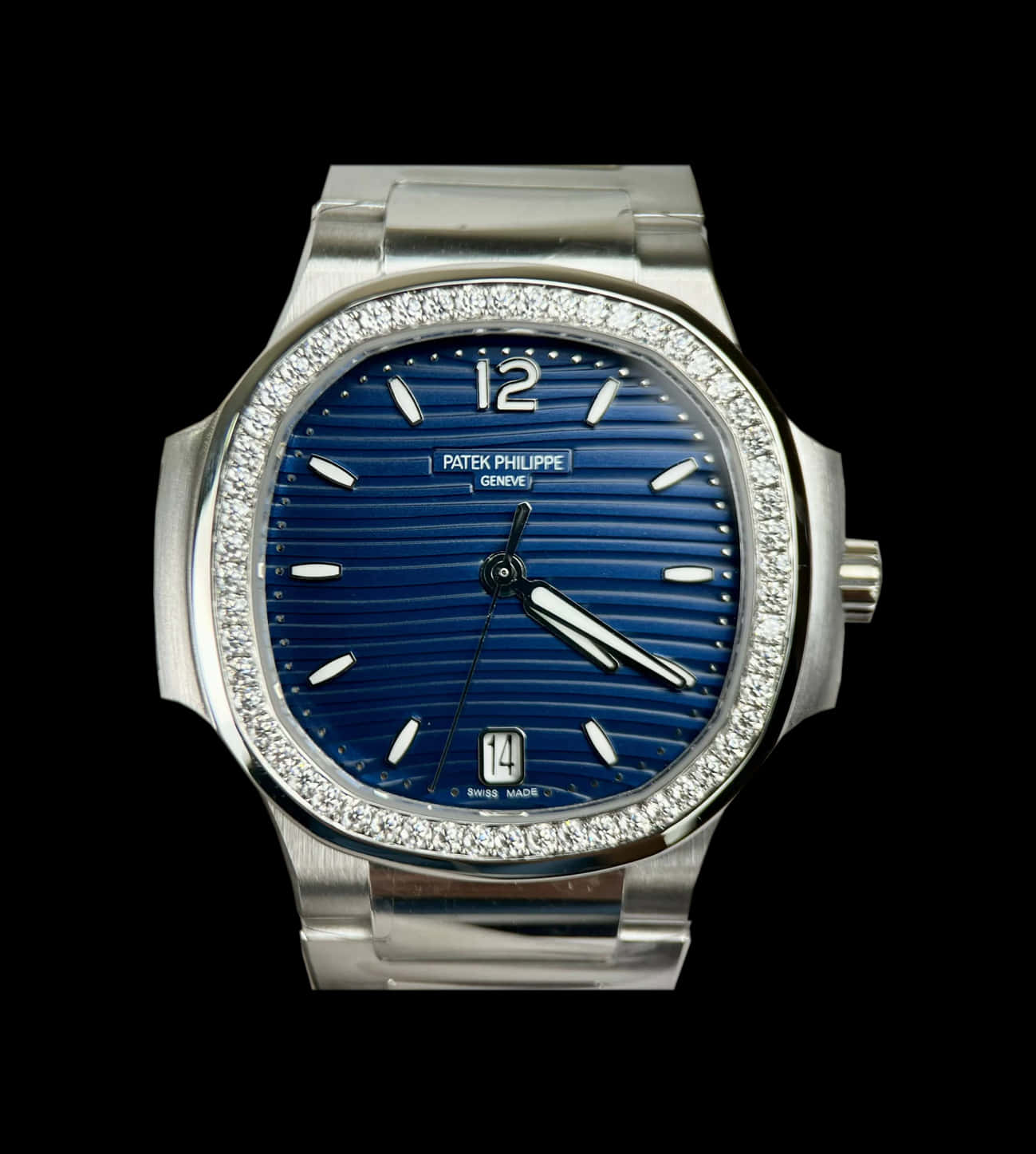 Réplica Patek Philippe Nautilus 7118 Lady blue Brilliant 1 Réplica Patek Philippe Nautilus 7118 Lady blue Brilliant