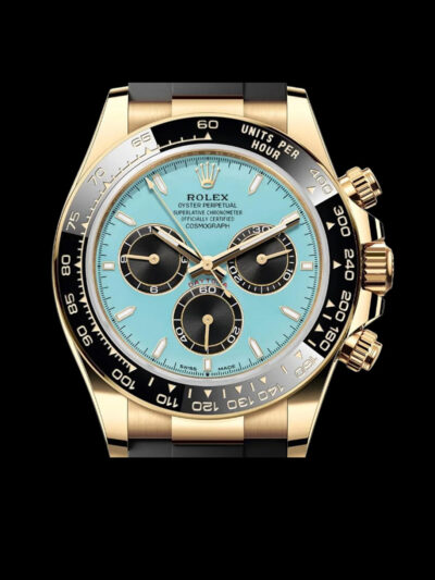 Rolex Replica Daytona Cosmograph Tiffany Oysterflex Blue gold 18K