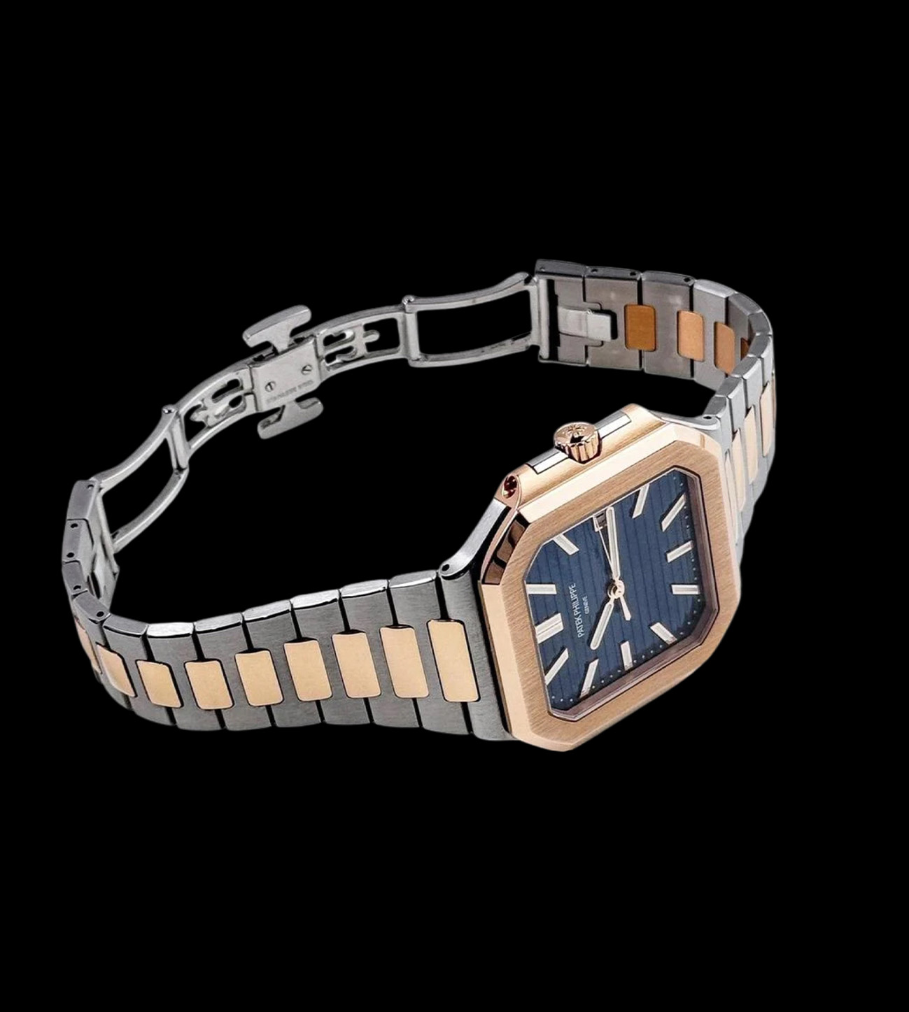 Patek Philippe Replica Cubitus Gold Blue 45mm 2 Patek Philippe Replica Cubitus Gold Blue 45mm - Imagen 2